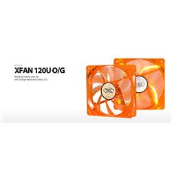 Sonic Informed | Cooling Solutions | DEEPCOOL 120MM XFAN ORANGE FAN ...